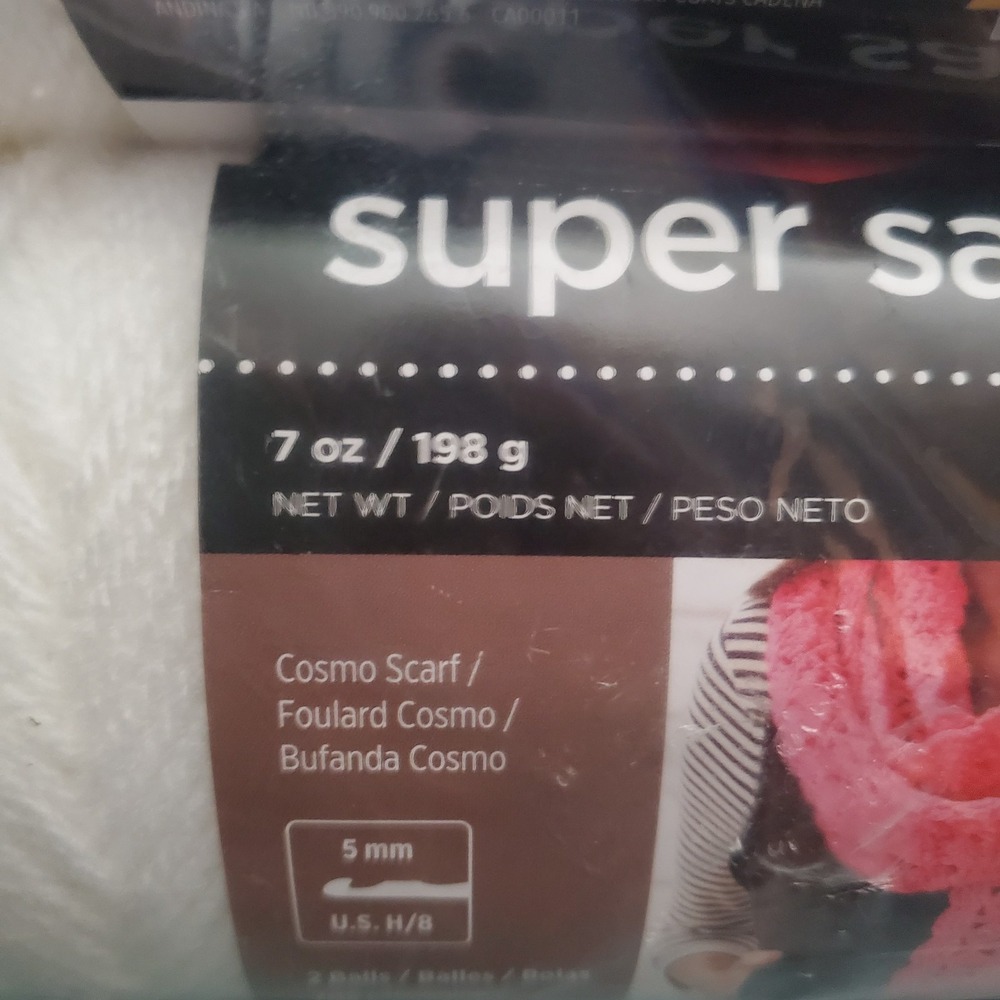 🌷New Red Heart Super Saver Yarn 3 Pack Acrylic 4 Worsted Wt Knitting Crochet - Picture 2 of 5